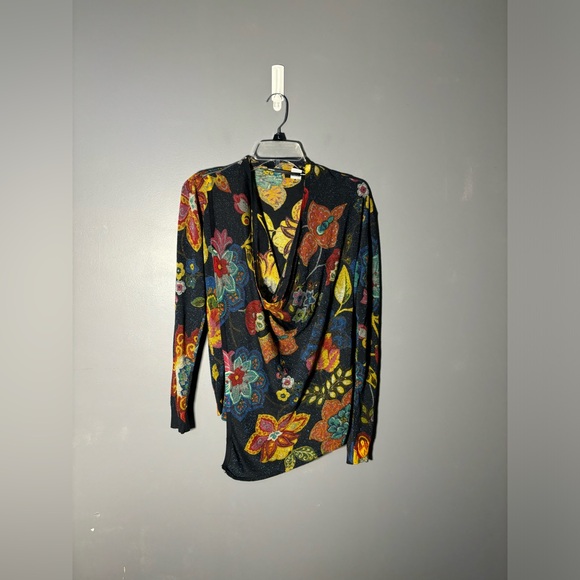 Desigual Celia Floral Knitted Zip Cardigan Jacket Women’s Size XL - Picture 4 of 6